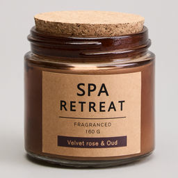 СВЕЧА АРОМАТИЗИРОВАННАЯ В СТАКАНЕ SPA RETREAT VELVET ROSE&OUD 7,3*7,4 СМ