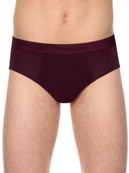 DIWARI PREMIUM MSL 1569 Хлопковые трусы-cлипы (в коробке) dark bordo