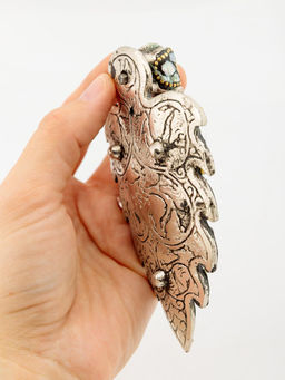 Подставка под благовония Слон на листочке Су17/3 - Ганг фото 3