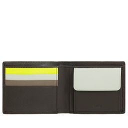 Итальянский мужской кожаный кошелек DuDu серии Azzorre | кофейно-коричневый - Dudubags фото 3