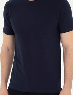 Lacivert Slim Fit Basic Ti__rt - Pierre cardin фото 6