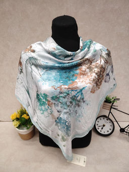 Женский платок из шёлка, мультицвет