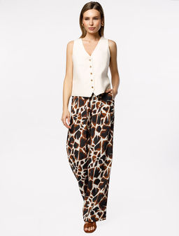 VILATTE / Брюки из вискозы с лиоцеллом фото 5