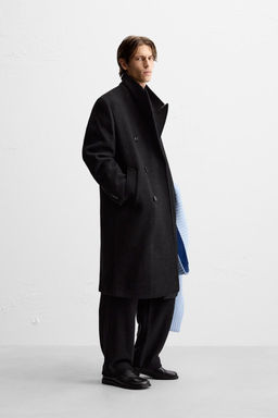 BOUCLE TEXTURED WOOL COAT - Zara фото 5