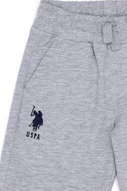 Детские серые меланжевые вязаные шорты Неожиданная скидка в корзине - U.s. polo assn фото 5