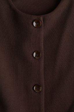 Blazer efecto neopreno sin cuello - H&m фото 4