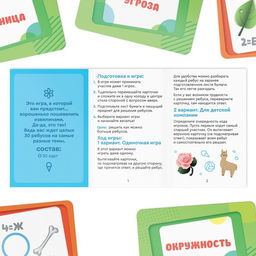 Развивающая игра Весёлые ребусы, 30 карт - Лас Играс фото 3