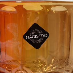 Бокал стеклянный Magistro Ла-Манш, 250 мл, 815,5 см, цвет янтарный  фото 12