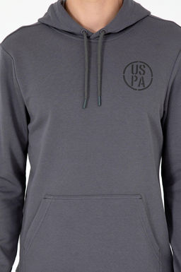 Мужской свитшот антрацитового цвета Неожиданная скидка в корзине - U.s. polo assn фото 6