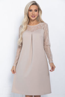 Платье Кружевная нежность (бежевое) П11397 - Lt collection фото 7
