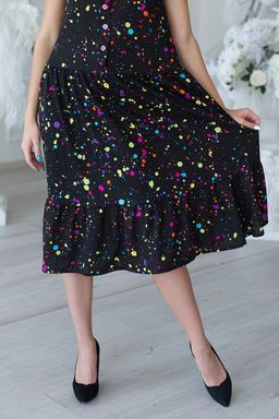 Платье женское из кулирки Кармелита акварель - Амадэль фото 9