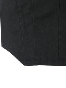 Корсет женский джинсовый MIST: Denim, размер 46, чёрный