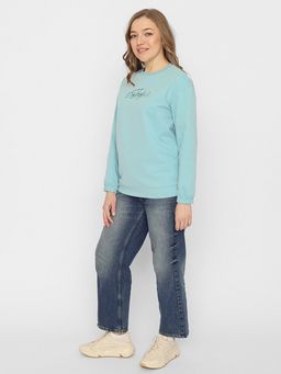 CRB wear/FSSW 60250-43 Джемпер женский,голубой/Ex.Cherubino  фото 2