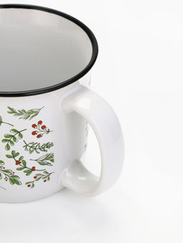 Кружка керамическая, новогодняя «Листья», 450 мл