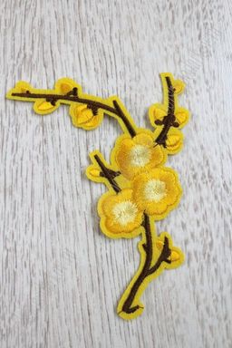 Нашивки "Сакура" (10 шт) SF-741, желтый