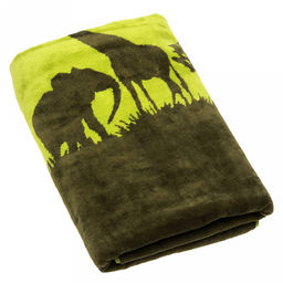 "Missoni-3046" Полотенце махровое 70х140см, плотность 375гр/м2, 100% хлопок, зеленый (разноцветный), Bolangde (Китай)