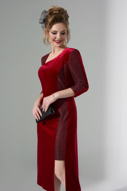 Платье Euro Moda 490 красный