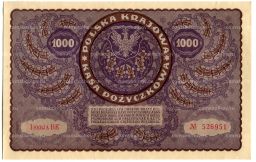 1000 марок 1919 года Польша