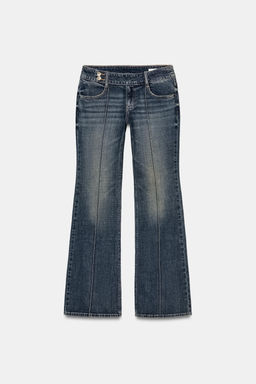 JEANS TRF BOOTCUT TIRO BAJO / Azul - Zara фото 8