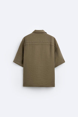 LIYOSEL - KETEN POLO T-SHIRT - Zara фото 8