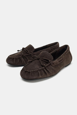 SPLIT SUEDE LOAFERS - Zara фото 11
