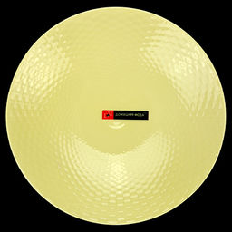 "ДМ" Блюдо фарфоровое "Плетенка-колор" д205мм, h35мм, желтый (Китай)