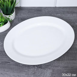 Блюдо овальное 305 мм гладкое / FLPYP120 (WHITE) /уп 24/