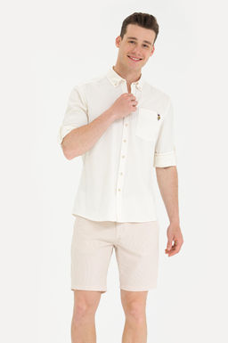 U. S. Polo Assn / Мужская рубашка с длинным рукавом Stone - U.s. polo assn фото 3