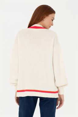 Женский кремовый свитер - U.s. polo assn фото 12