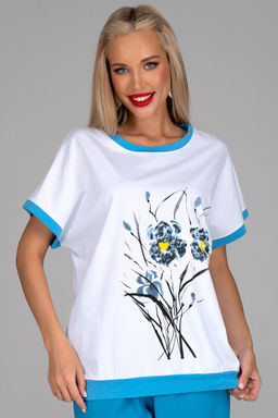 Футболка Лорея (голубой) - Эльза фото 5