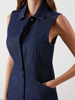 G?mlek Yaka Jean Elbise