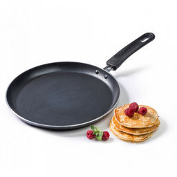 Сковорода блинная с антипригарным покрытием д24см TalleR, дно д20,6см, s3мм, штампованный алюминий, бакелитовая ручка (Китай) Подходит для всех видов плит, включая индукционную. - Домашняя мода фото 5