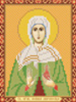 Канва/ткань с рисунком Нова Слобода БИС 5123 Св. Прав. Иоанна (Яна, Жанна) Мироносица 13 см х 17 см .