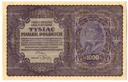 Банкнота 1000 марок 1919 года Польша
