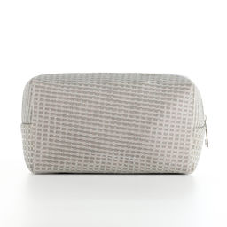 Косметичка на молнии женская, с подкладом, маленькая, серая - Simaland фото 2