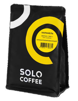 Кофе в зернах Solo Coffee Карамель (100% арабика), свежеобжаренный  фото 5