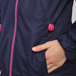 RODOS Куртка для девочки мембрана демисезон М-196 (Куртка) Тёмно-синий