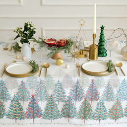 Скатерть Этель Сказочный лес, 149х220 см, 100% хл, саржа 190 г/м2  фото 3