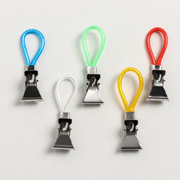 Цена за 3 шт. Прищепки универсальные с петелькой Доляна, 5 шт., 5×1×1.3 см