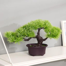 Бонсай искусственный в горшке «Дендроарт», 12×17 см, МИКС