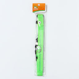 Ошейник с подсветкой, зарядка от USB, размер M, ОШ 37-46 см, 3 режима, зелёный - Пижон фото 11