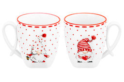 Набор 2 кружек 300 мл 10,5*8*9 см Весёлые гномики ручка петля - Elan gallery фото 14