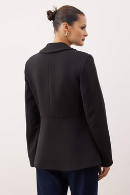 Siyah Blazer Ceket TWOAW26BC00067 - Trendyolmilla фото 4