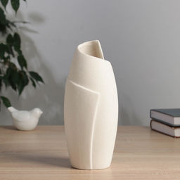 Ваза «Уилстон», d=5 см, 22×9.5 см, керамика, бежевая