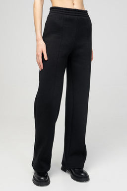 Стильные утепленные брюки палаццо Футер 3-х нитка начес - Solo mio фото 27