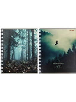 Тетрадь 48 л. А5 клетка, на спирали, офсет Проф-пресс МИСТИЧЕСКАЯ ПРИРОДА мелованный карто...