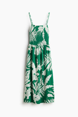 Vestido de tirantes con cuerpo nido de abeja - H&m фото 3