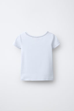 CAMISETA RIB JOYAS / Azul / Gris - Zara фото 2