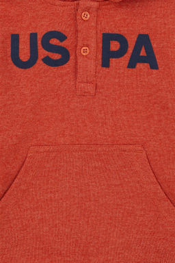 U. S. Polo Assn / Базовый свитшот меланжевого цвета для мальчиков - U.s. polo assn фото 3