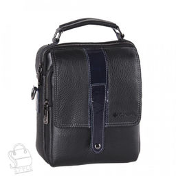 Сумка мужская кожаная 67716Z black Zinimxs